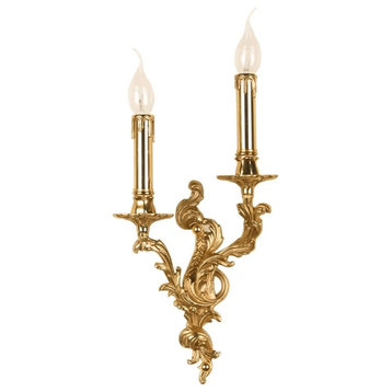 Luxury Wall Lamp in the Classic French Style, Living Room, Bedroom, 2 Lights