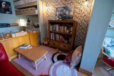Rustic living room in Other.