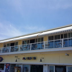 Motorized Retractable Awning- Green Turtle Restaurant - Products