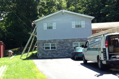 LeafGuard Gutters on Home in Amelia Ohio