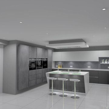 Modern Grey Kitchen Edgbaston