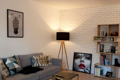 Idée de décoration pour un salon design.