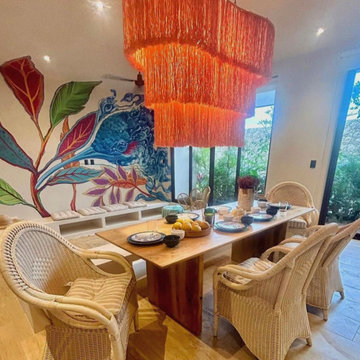 Mexican Handmade 3 Level Tassel Chandelier- Merida