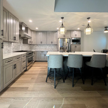 Modern Kitchen Remodeling - Remove Load Bearing Wall For Open Concept