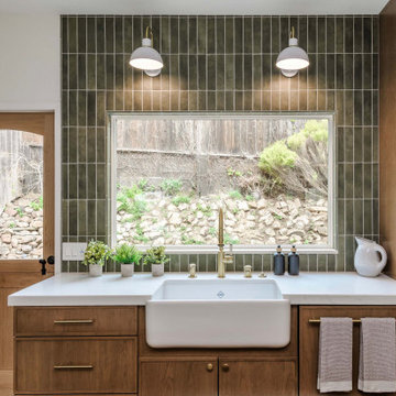 Belmont Modern Mediterranean Kitchen