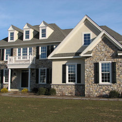 QuarryCut Stone - 60%Brown 20%Dark 20%Split Field - Squares & Strips - Siding And Stone Veneer