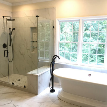 Warm and up-to-date Master Bath