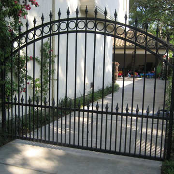 Custom Arched Claybridge Gate & Operator