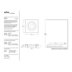 Solus Fire Pit Spec - FireBox, Manua Start, Ethanol - Fire Pits