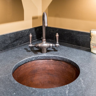 Photo of a traditional home cinema in Richmond.