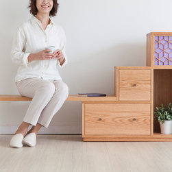 HAKO-DANCEー伝統の箱箪笥を現代の家具に - アクセントベンチ・収納付きベンチ