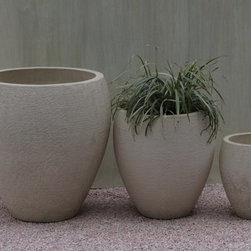 Light Concrete Pot - Outdoor Products