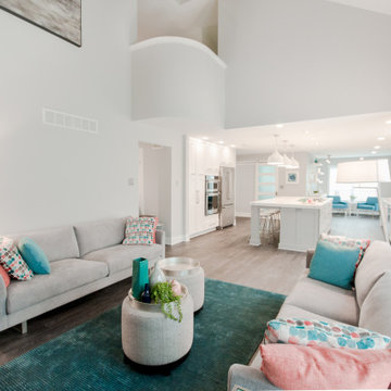 Fresh Contemporary Family Room in Warrington, PA