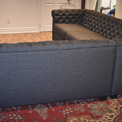 Sectional Sofa Tufted Back - Sectional Sofas