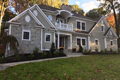 Transitional exterior home photo in New York