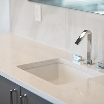Aqua Oasis: Open Modern Bathroom with Wet-room