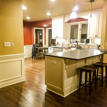 Mequon Kitchen, Fireplace, Dining room and Bathroom