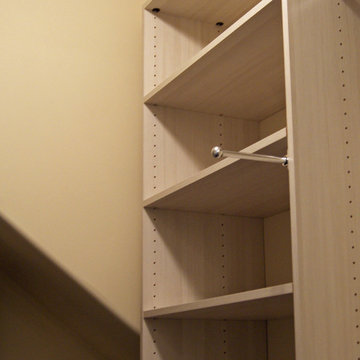 White Zebrine Master Closet I SpaceManager Closets