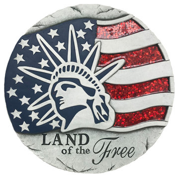 10" Land of the Free Stepping Stone
