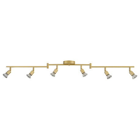 Payton 6-Light Painted Brass Foldable Track Lighting Kit