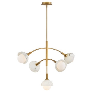 Fredrick Ramond Phoebe Medium Multi Tier, Heritage Brass