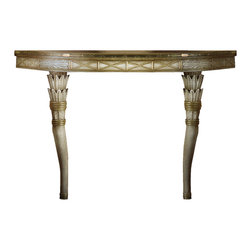 LORETO CARVED WOOD CONSOLE - Console Tables