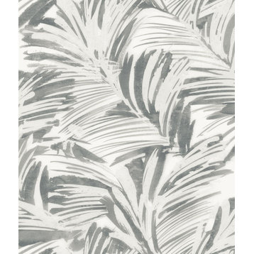 NUS4450 Palima Peel & Stick Wallpaper in Grey White