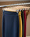 Premium Wooden Skirt Hangers With Adjustable Clips, Non-Slip Trouser, Set of 10