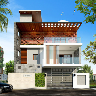 Contemporary Rendering by DESIGN THOUGHTS ARCHITECTS