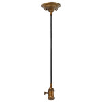 Aspen Creative Corporation - 61015 Adjustable 1-Light Hanging Mini Pendant Ceiling Light, Antique Bronze - Aspen Creative is dedicated to offering a wide assortment of attractive and well-priced portable lamps, kitchen pendants, vanity wall fixtures, outdoor lighting fixtures, lamp shades, and lamp accessories. We have in-house designers that follow current trends and develop cool new products to meet those trends. Product Detail