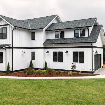 (Custom Home) Modern Farmhouse on an Acreage