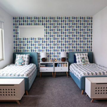 Mueller Masculine Midcentury Modern Townhouse: Kids
