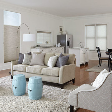 Family Room- Honeycomb Shades
