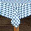 Buffalo Navy Checkered 100% Cotton Table Cloth, 52"x70"