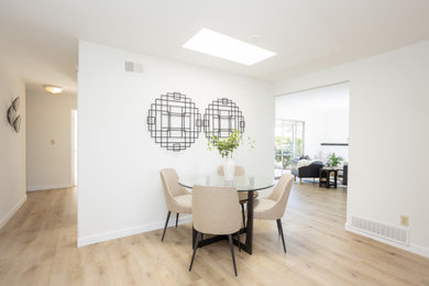 Inspiration for a small contemporary dining room remodel in San Diego