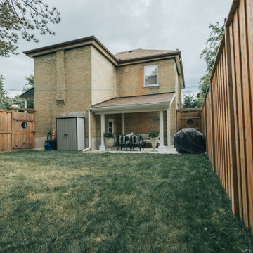 Pine Tongue & Groove Covered Patio