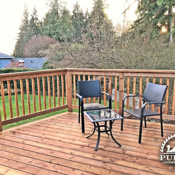 Raised Wooden Deck