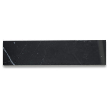 Nero Marquina Black Marble 2x8 Tile Polished, 100 sq.ft.