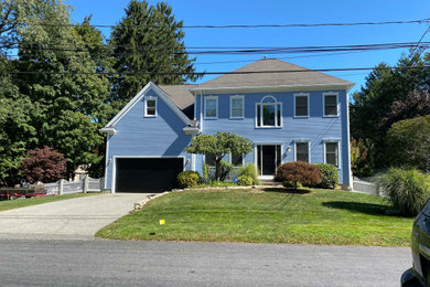 Inspiration for a timeless exterior home remodel in Boston