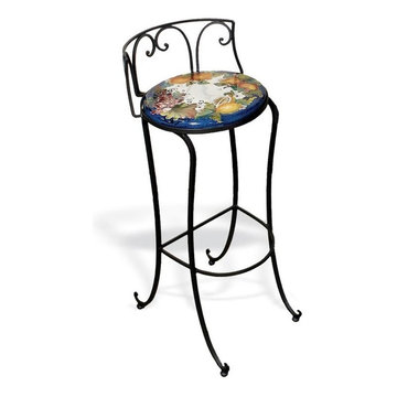 italian handmade & handpainted ceramic table