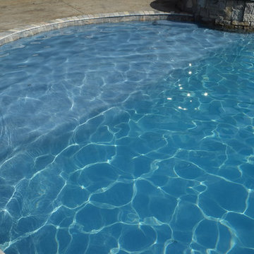 Backyard Boating Gunite Pool with ecoFinish KON