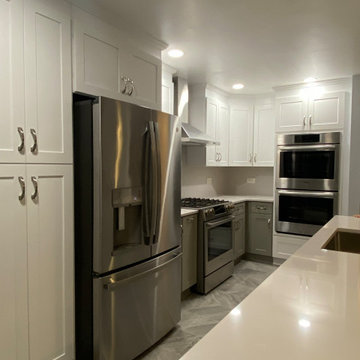 Beautiful Kitchen Transformation With New Two-Tone Cabinets