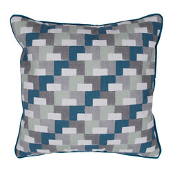 Clueit Webb Interiors Tetric Peacock Cushions - Scatter Cushions