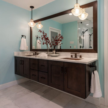 Bold and Beautiful Bathroom Remodel in Mclean Va