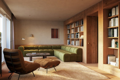 Design ideas for a modern living room in Dublin.