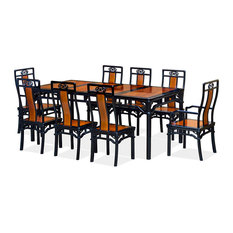 50 Most Por Asian Dining Room Sets For 2019 Houzz 80 Rosewood Ming Style Dining Table With 8 Chairs