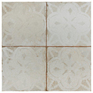 Kings Aurora White Ceramic Floor and Wall Tile