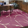 Flagship Carpets FM224-50A 8'4"x12' Moreland Plum Wine Classroom or Office Rug