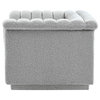 Cascade Upholstered Set, Grey, Boucle Fabric, Chair