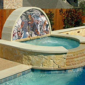 Sea Horses Mosaics I Mozaico